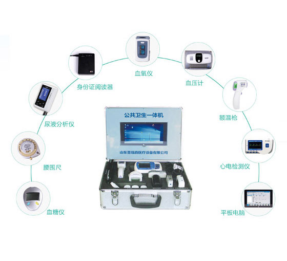 健康一体机语音智能交互式信号连接